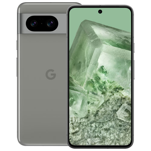 Pixel 8 de 128 Go de Google avec Freedom Mobile - Vert lichen - Paiement Balance mensuel