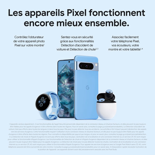 Pixel 8 Pro de 512 Go de Google avec Koodo - Noir volcanique - Forfait Balance sélectionné