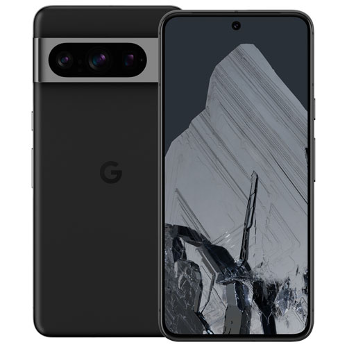 Pixel 8 Pro de 256 Go de Google avec Freedom Mobile - Noir volcanique - Paiement Balance mensuel