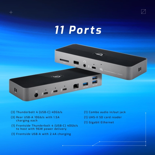 OWC 11-Port Thunderbolt Dock with Thunderbolt Cable