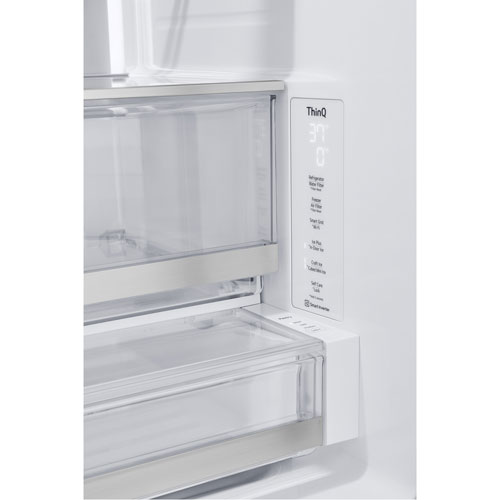 LG 36" 31 Cu. Ft. French Door Refrigerator w/ Water & Ice Dispenser - Smudge Proof Stainless Steel