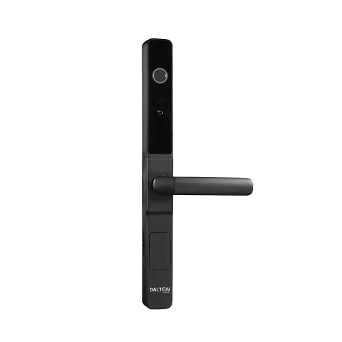 Serrure intelligente sans perceuse DALTON conçue pour portes de patio en verre 10-12 mm pavé numérique Bluetooth à empreintes digitales