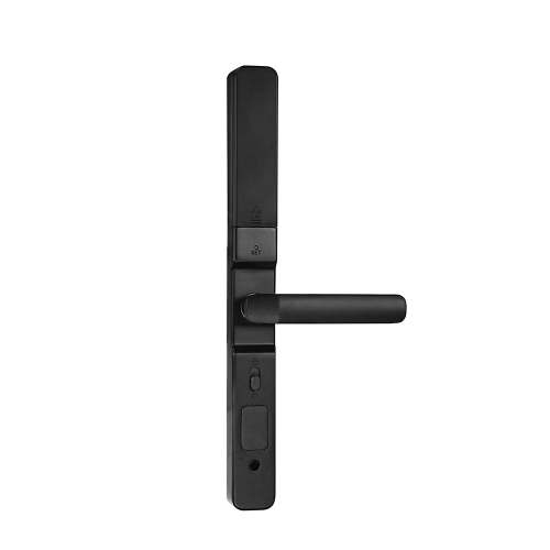 Serrure intelligente sans perceuse DALTON conçue pour portes de patio en verre 10-12 mm pavé numérique Bluetooth à empreintes digitales