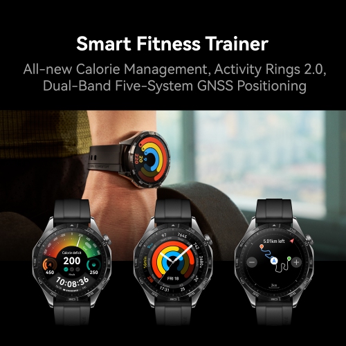 Montre intelligente HUAWEI Watch GT 4 41&nbsp;mm, autonomie de 7 jours, suivi de l'état de santé 24/7, compatible avec Android et iOS, blanc