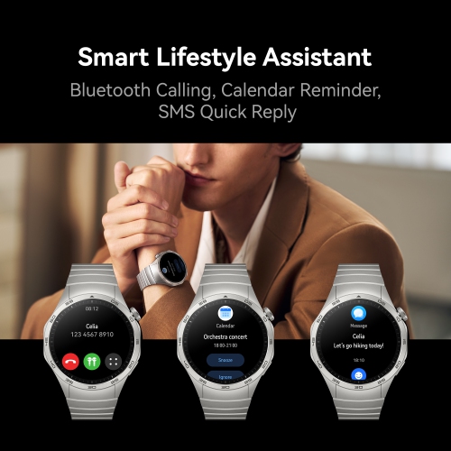Montre intelligente HUAWEI Watch GT 4 41&nbsp;mm, autonomie de 7 jours, suivi de l'état de santé 24/7, compatible avec Android et iOS, blanc