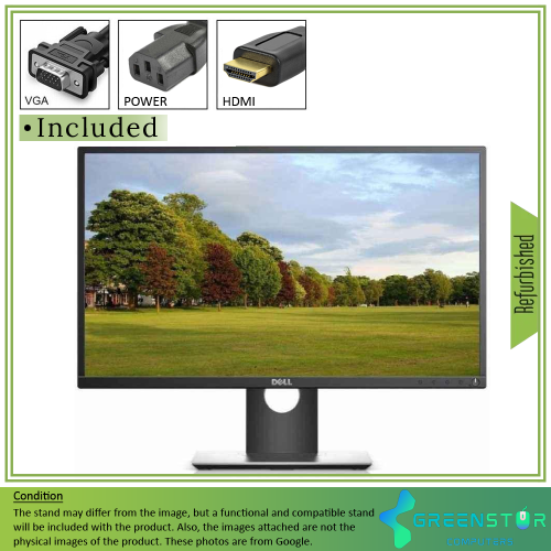 DELL  "refurbished(Good) - Professional P2417H 24"" Widescreen 1920X1080 Fhd Led Backlight Lcd Ips Monitor"