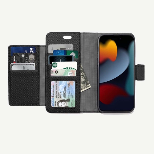 CASECO  Iphone 15 Plus Leather Wallet Case With Magsafe - Sunset Blvd