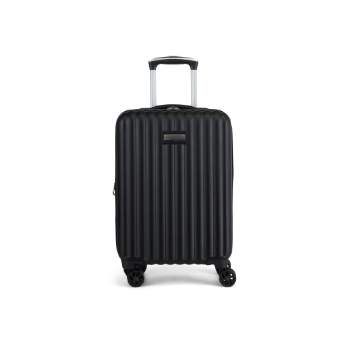 Bagage de cabine rigide Tokyo de Bugatti avec roulettes pivotantes – Noir