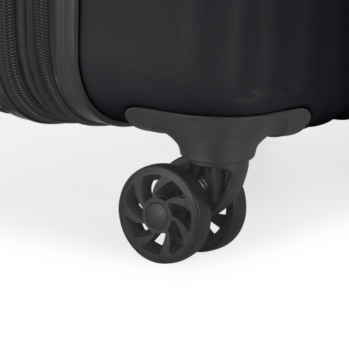 Bagage de cabine rigide Tokyo de Bugatti avec roulettes pivotantes – Noir