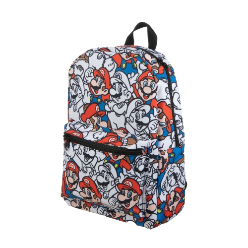 Super Mario Bros. Mario Colour Pop Collage 16" Backpack