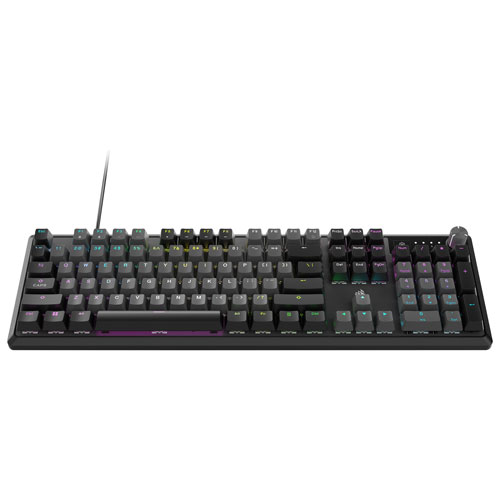 Clavier de jeu mécanique rétroéclairé à touches mécaniques linéaires Red K70 CORE de Corsair - Gris - Exclusivité Best Buy