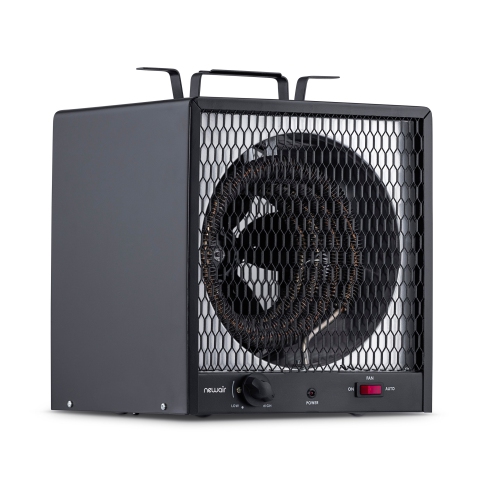 NEWAIR  Portable 240V Electric Garage Heater, 800 Sq. Ft. With 6-Foot Cord Wrap And Carrying Handle, Perfect for Garages (G56) - In Black
