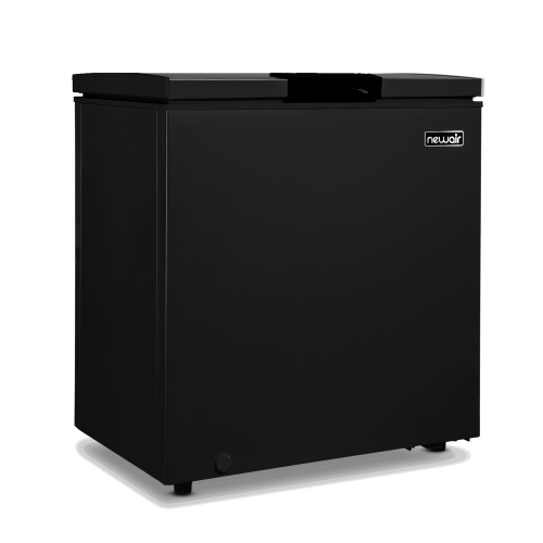 Newair 5 Cu. Ft. Mini Deep Chest Freezer and Refrigerator in Black with Digital Temperature Control, Fast Freeze Mode - Matte Black