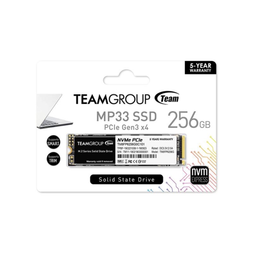 TEAM GROUP 256 GB NVMe PCI-e Hard Drive