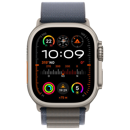 Virgin Plus Apple Watch Ultra 2 49mm Titanium Case w/Blue Alpine Loop - M - Monthly Financing