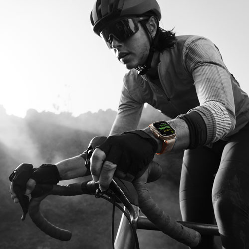 Virgin Plus Apple Watch Ultra 2 (GPS + Cellular) 49mm Titanium Case w/Blue Ocean Band - Monthly Financing