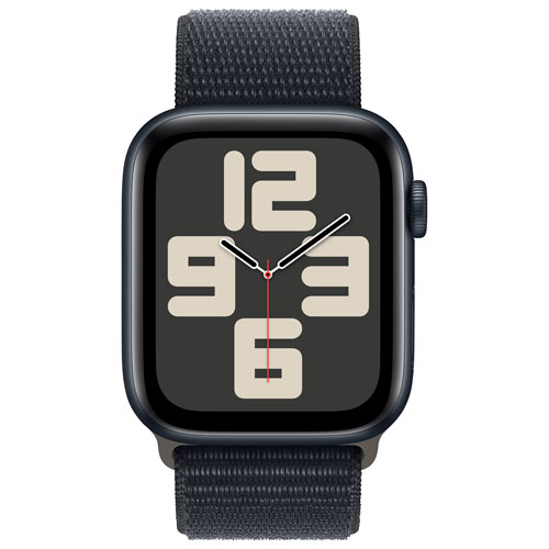TELUS Apple Watch SE 44mm Midnight Aluminum Case w/Midnight Sport Band - Monthly Financing