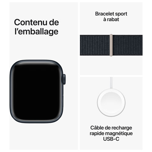 Bell Apple Watch Series 9 45mm Midnight Aluminum Case w/Midnight Sport Loop - Monthly Financing