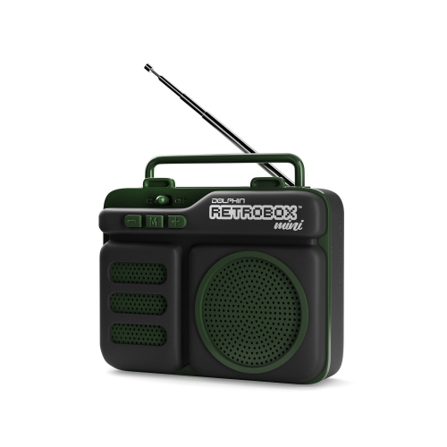 DOLPHIN  Rtx-10 Retrobox Mini Portable Bluetooth Radio Choose Colors