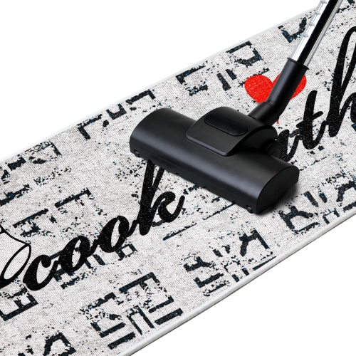 Tapis de cuisine lavable non Skid de SussexHome - Gris/Noir/Rouge - 20 x x59 po