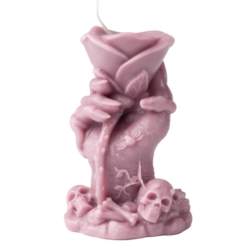 REJUUV Skull Creative Equinox Flower Candle for Spooky Halloween Decoration