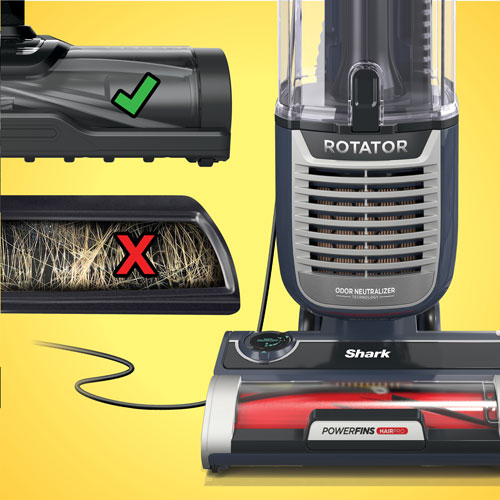 Shark Rotator Pet Upright Vacuum with PowerFins HairPro Brushroll - Chimera