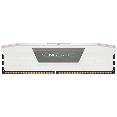 Corsair Vengeance 32GB (2 x 16GB) DDR5 6000MHz Desktop Memory (CMK32GX5M2E6000C36W) - White