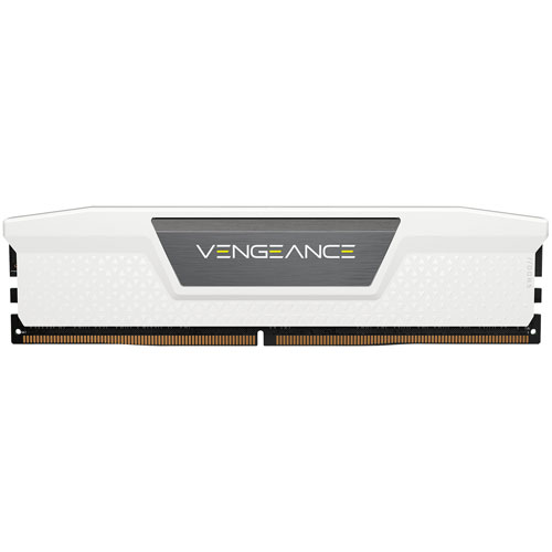 Corsair Vengeance 32GB (2 x 16GB) DDR5 6000MHz Desktop Memory (CMK32GX5M2E6000C36W) - White