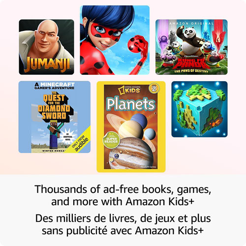 Tablette 10,1 po 32 Go FireOS Fire HD 10 Kids Pro d'Amazon avec étui à l'épreuve des enfants - Motif joyeux