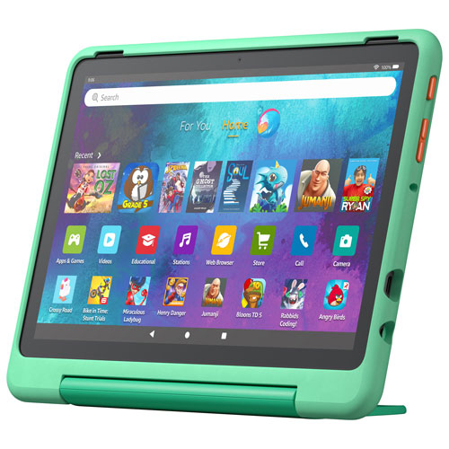 Amazon Fire HD 10 Kids Pro 10.1" 32GB FireOS Tablet with Kid-Proof Case - Mint