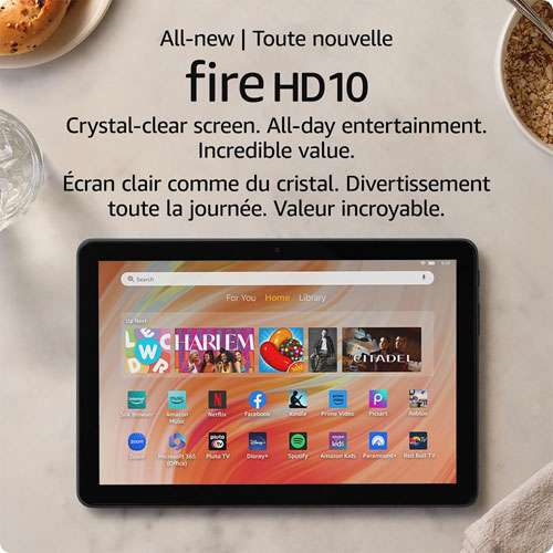 Amazon Fire HD 10 (2023) 10.1" 32GB FireOS Tablet with MT8186A Processor - Black