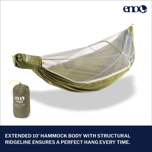 ENO - Eagles Nest Outfitters JungleLink Shelter System with Hammock with Bug Net, Straps and Rain Tarp