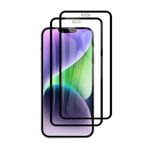 Protecteur d'écran en verre antireflet SuperShield pour iPhone 15 plus - Paquet de 2