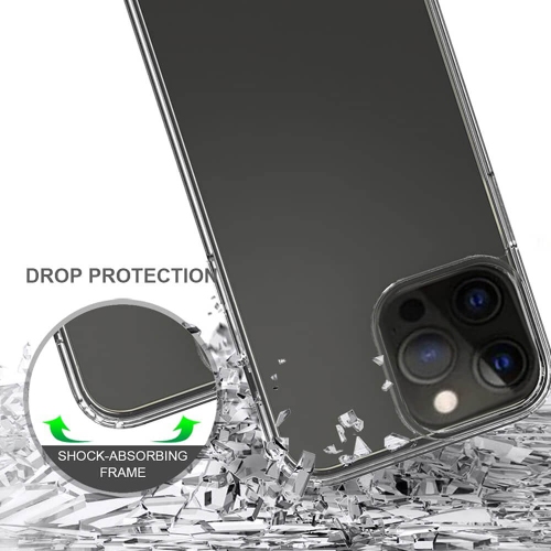 Supershield Case for iPhone 15 pro Case, Ultra Hybrid [Anti-Yellowing] Designed for Apple iPhone 15 Pro Case - Crystal Clear