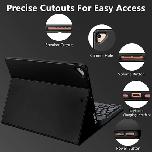 Keyboard Case for iPad Mini 6 8.3 Inch - Detachable Bluetooth Keyboard with Pencil Holder