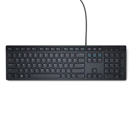 Refurbished Dell Wired Keyboard KB216, Black