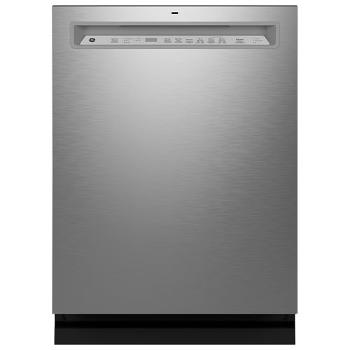 GE 24" 47dB Built-In Dishwasher with Third Rack - Stainless Steel