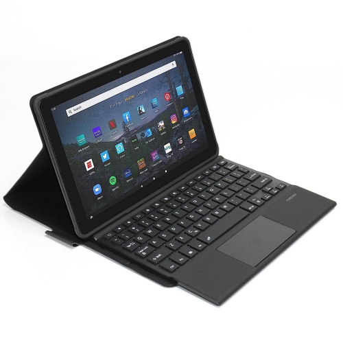SaharaCase - Keyboard Case with Mouse Pad for Amazon Fire Max 11 - Black