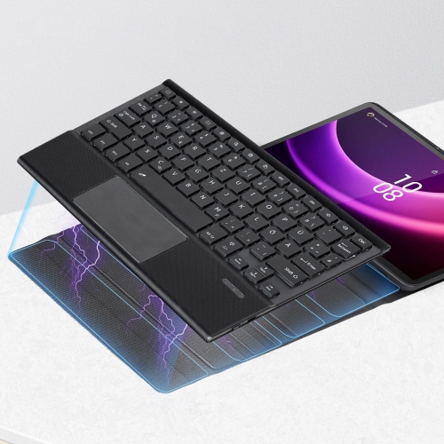 SaharaCase - Keyboard Case with Mouse Pad for Lenovo Tab P11 - Black