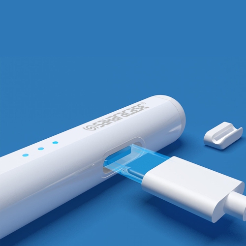 SaharaCase - White Stylus Pen with Palm Rejection, Magnetic Adhesion and Extra Nib Covers