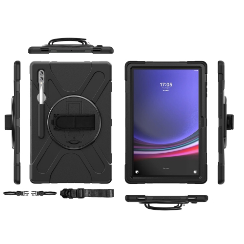 SaharaCase - DEFENSE-X Series Case for Samsung Galaxy Tab S10 Ultra, Tab S9 Ultra, and Tab S8 Ultra - Black