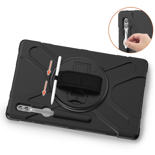 SaharaCase - DEFENSE-X Series Case for Samsung Galaxy Tab S10 Ultra, Tab S9 Ultra, and Tab S8 Ultra - Black