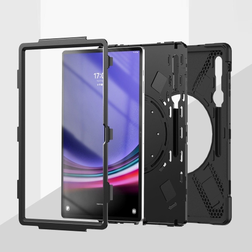 SaharaCase - DEFENSE-X Series Case for Samsung Galaxy Tab S10+, Tab S9+, Tab S9 FE+, and Tab S8+ - Black