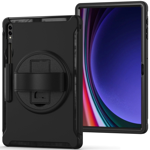 SaharaCase - Protection Hand Strap Series Case for Samsung Galaxy Tab S10 Ultra, Tab S9 Ultra, and Tab S8 Ultra - Black