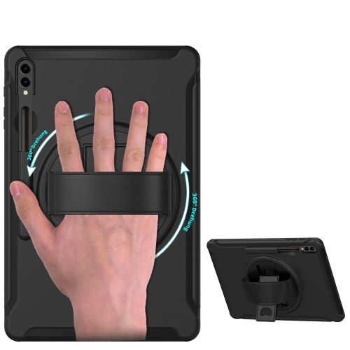 SaharaCase - Protection Hand Strap Series Case for Samsung Galaxy Tab S10 Ultra, Tab S9 Ultra, and Tab S8 Ultra - Black