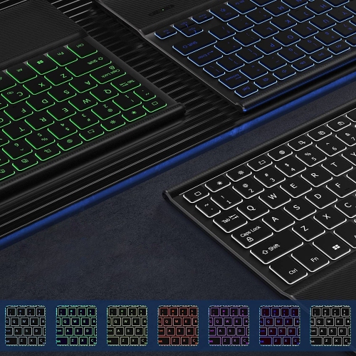 SaharaCase - Keyboard Case with TrackPad for Samsung Galaxy Tab S9 - Black