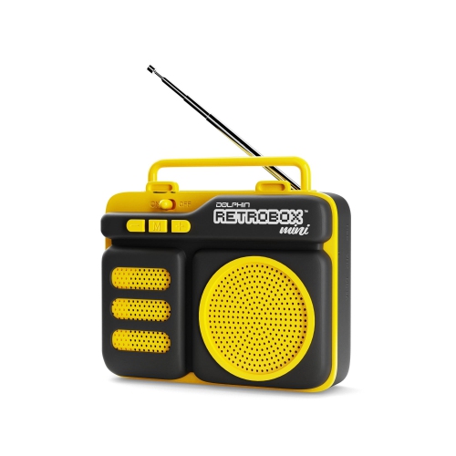 DOLPHIN  Rtx-10 Retrobox™ Mini Portable Bluetooth Radio Choose Colors