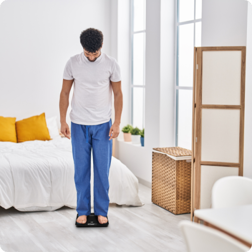 Digital smart scale measuring all major body parameters to help you keep track of your health and sustain a wholesome lifestyle