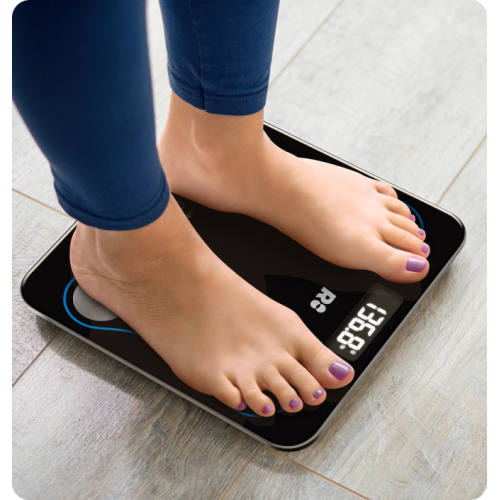 Digital smart scale measuring all major body parameters to help you keep track of your health and sustain a wholesome lifestyle
