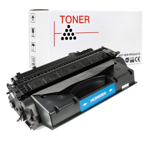Compatible CE505X (05X Black Toner Cartridge for HP LaserJet P2050 P2055 P2055D